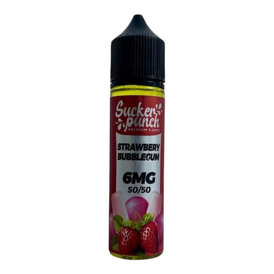 SUCKER PUNCH STRAWBERRY BUBBLEGUM MTL E - LIQUID – 60ML | Buy Online in Egypt | Obsession Vape Store