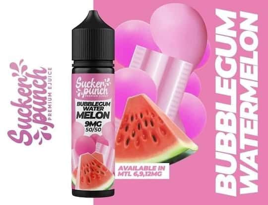 SUCKER PUNCH BUBBLEGUM WATERMELON MTL E - LIQUID – 60ML | Buy Online in Egypt | Obsession Vape Store