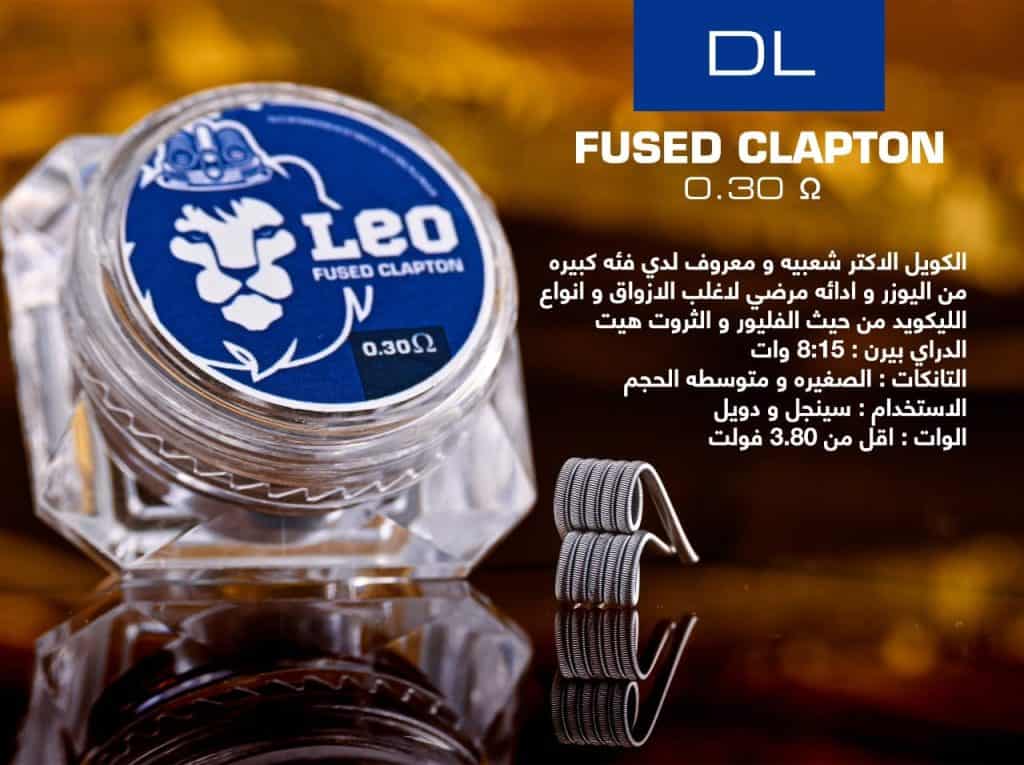 LEO FUSED CLAPTON COIL DL 0.30 OHM | Buy Online in Egypt | Obsession Vape Store