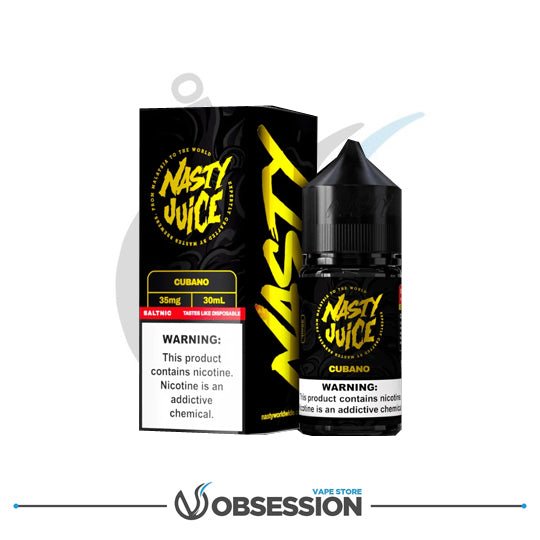 Nasty Juice Cubano Salt 30ml | Buy Online in Egypt | Obsession Vape Store
