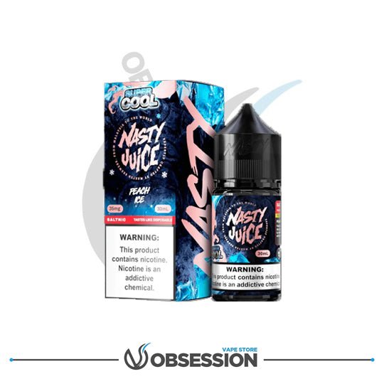 Nasty Juice Super Cool Peach Ice Salt 30ml | Buy Online in Egypt | Obsession Vape Store