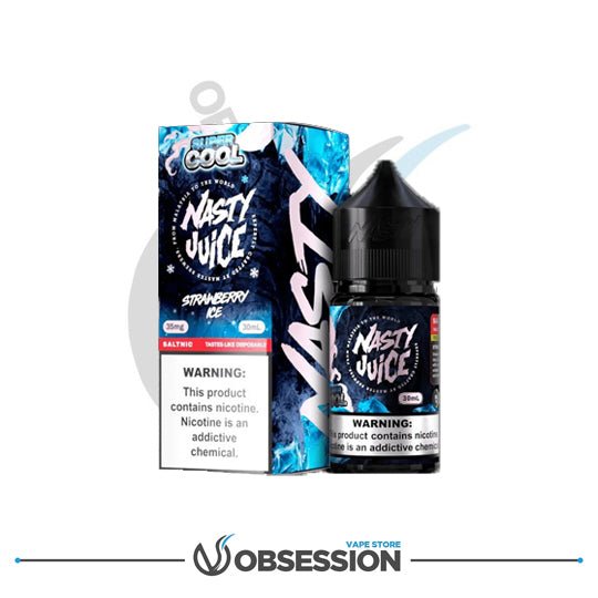 Nasty Juice Super Cool Strawberry Ice Salt 30ml | Buy Online in Egypt | Obsession Vape Store