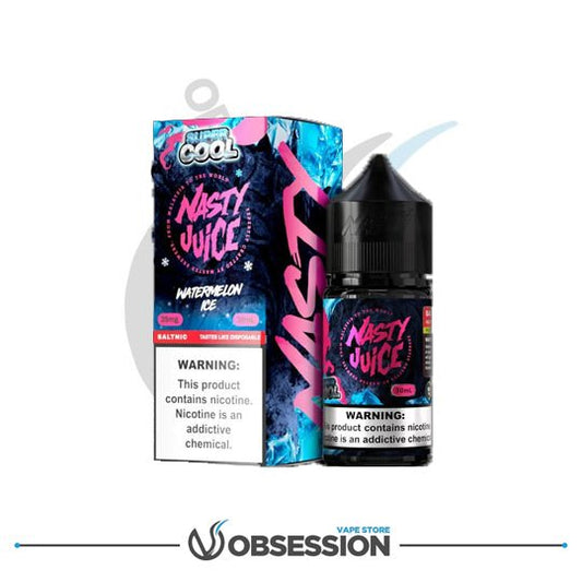 Nasty Juice Watermelon Ice Super Cool Salt 30ml | Buy Online in Egypt | Obsession Vape Store