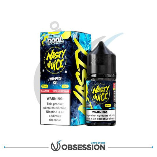 Nasty Juice Super Cool Pineapple Ice Salt 30ml | Buy Online in Egypt | Obsession Vape Store