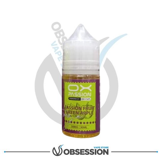 Ox Passion Freeze Passion Fruit Green Apple Salt 30ml | Buy Online in Egypt | Obsession Vape Store