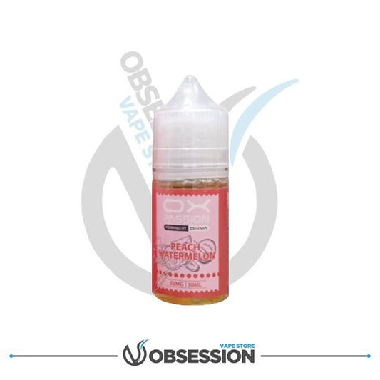 Ox Passion Freeze Peach Watermelon Salt 30ml | Buy Online in Egypt | Obsession Vape Store