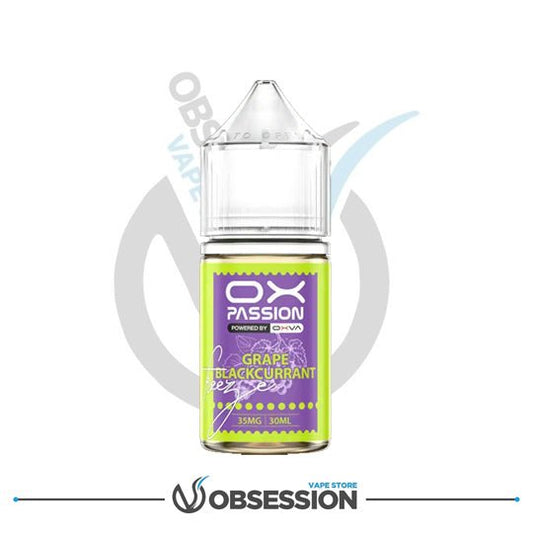 Ox Passion Freeze Grape Blackcurrant Salt 30ml | Buy Online in Egypt | Obsession Vape Store