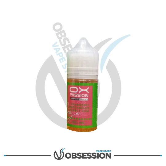 Ox Passion | نكهة فراولة بطيخ لبان فريز | سولت 30ML
 