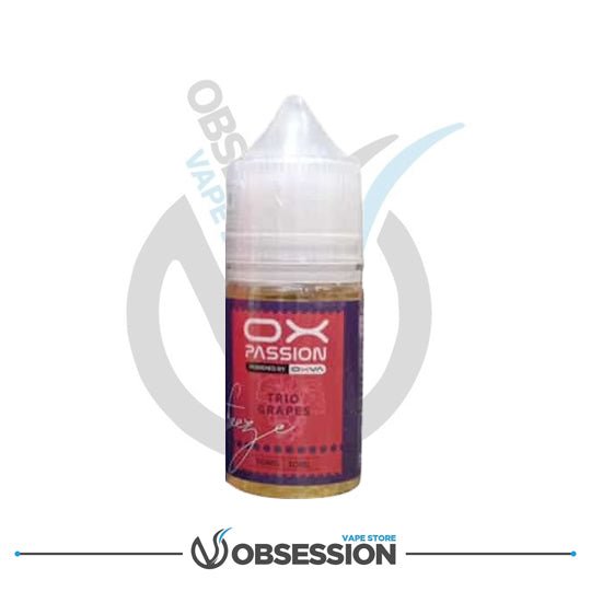 Ox Passion Freeze Trio Grapes Salt 30ml | Buy Online in Egypt | Obsession Vape Store