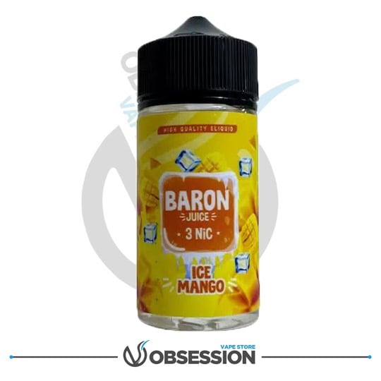 BARON ICE MANGO 100ML | Buy Online in Egypt | Obsession Vape Store