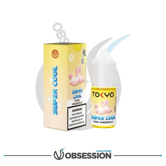 Super Cool Series Pink Pineapple Salt Nic By Tokyo | 30ml | Buy Online in Egypt | Obsession Vape Store