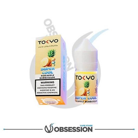 Super Cool Series Pineapple Bubblegum Salt Nic By Tokyo | 30ml | Buy Online in Egypt | Obsession Vape Store