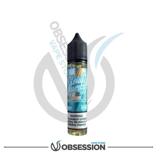 CLOUD NURDZ ICED PEACH BLUE RASPBERRY MTL E LIQUID | Buy Online in Egypt | Obsession Vape Store
