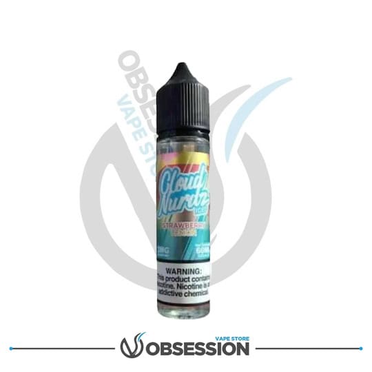 CLOUD NURDZ ICED STRAWBERRY LEMON MTL E LIQUID | Buy Online in Egypt | Obsession Vape Store