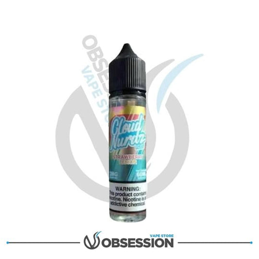 CLOUD NURDZ ICED STRAWBERRY LEMON MTL E LIQUID | Buy Online in Egypt | Obsession Vape Store
