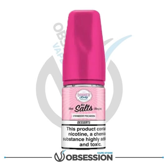 Strawberry Macaroon Salt 30ml By Dinner Lady | Buy Online in Egypt | Obsession Vape Store