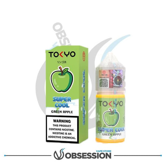 Super Cool Series Green Apple Salt | 30ml By Tokyo | Buy Online in Egypt | Obsession Vape Store