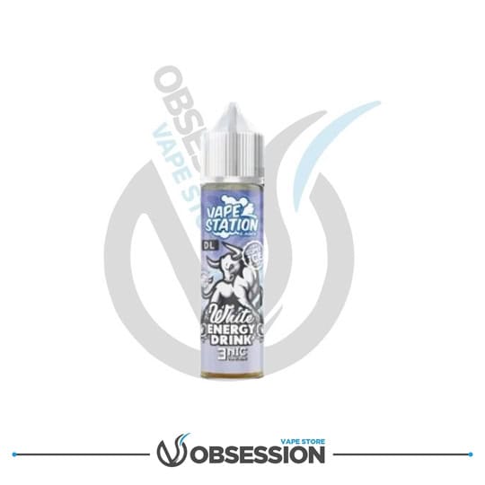 WHITE ENERGY DRINK VAPE STATION SUPER ICE DL E LIQUID | Buy Online in Egypt | Obsession Vape Store