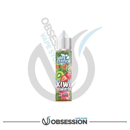 فايب ستيشن كيوي فراولة سوبر آيس 60 مل |  Kiwi Strawberry 