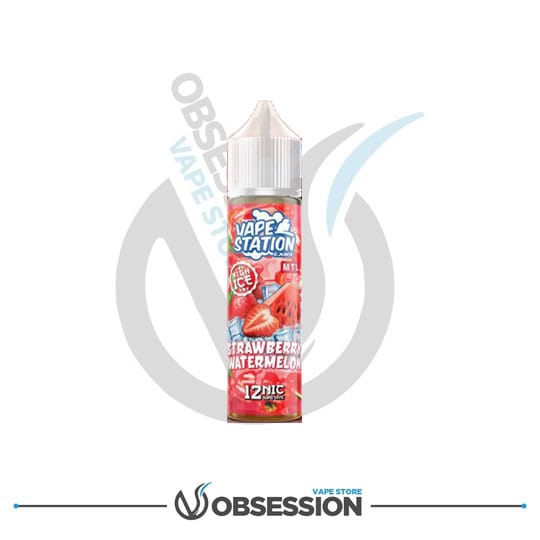 نكهة فيب ستيشن ستروبري ووترميلون هاي آيس إم تي إل | Strawberry Watermelon MTL

