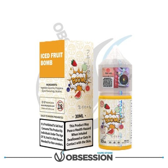 Classic Series Iced Fruit Bomb Salt | 30ml By Tokyo | Buy Online in Egypt | Obsession Vape Store