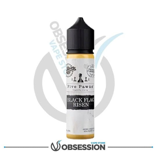 Five Pawns Black Flag Risen E Liquid MTL | Buy Online in Egypt | Obsession Vape Store