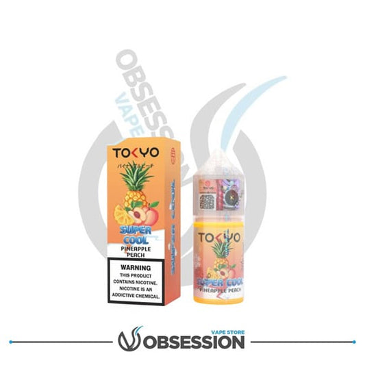 Super Cool Series Pineapple Peach Salt By Tokyo | 30ml | Buy Online in Egypt | Obsession Vape Store