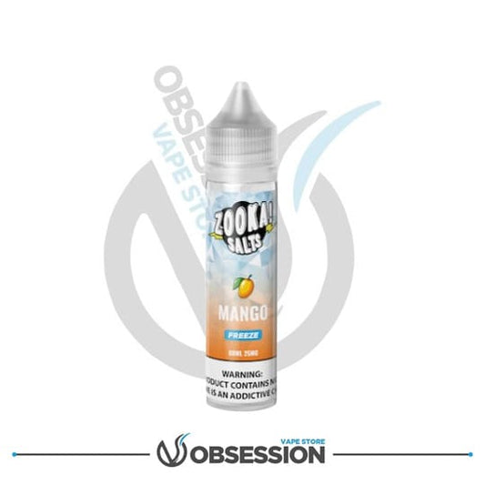 Zooka Freeze Mango MTL 60ML | Buy Online in Egypt | Obsession Vape Store