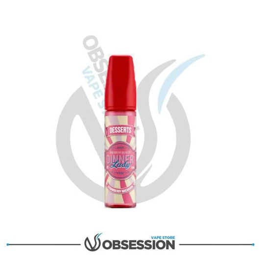 Strawberry Macaroon Dinner Lady 60ml | Buy Online in Egypt | Obsession Vape Store