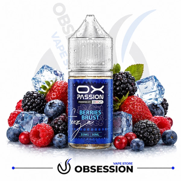 OX Passion Freeze Berries Burst Salt Nic 30ml