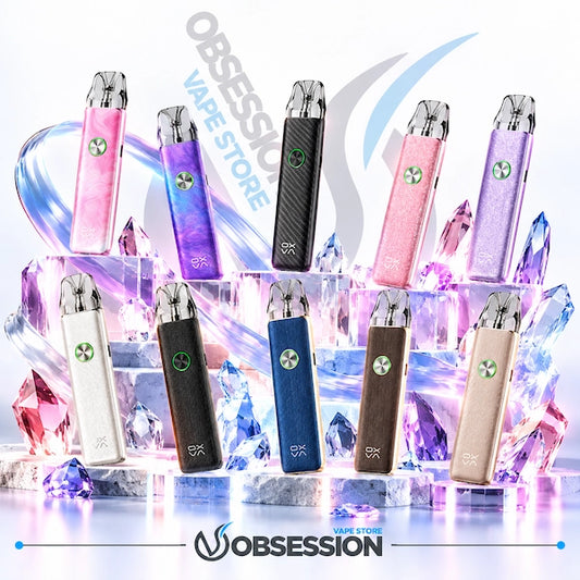Upgrade your vape with the stylish OXVA Xlim 4 Pod Kit collection, now available at Obsession Vape Store—featuring a complete lineup of luxury leather, carbon, and shimmering crystal finishes for unmatched flavor delivery with every puff.