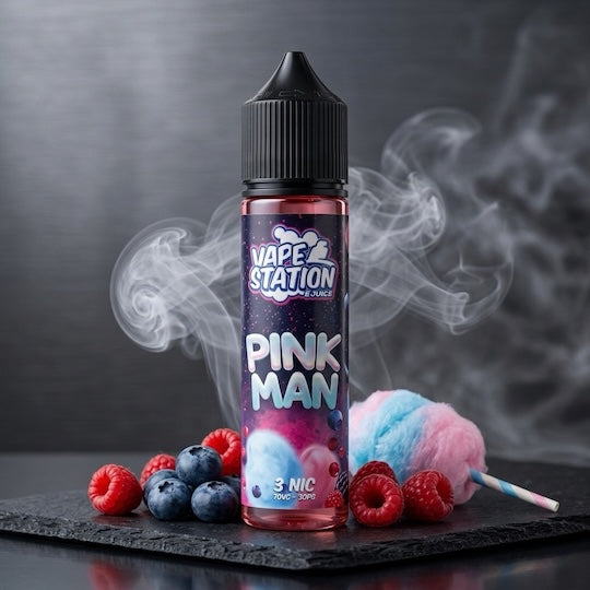 e40 lost vape Pink Man Vape Station 60ml 3mg