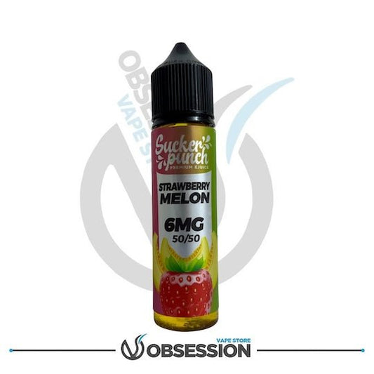 SUCKER PUNCH STRAWBERRY MELON MTL E - LIQUID – 60ML | Buy Online in Egypt | Obsession Vape Store