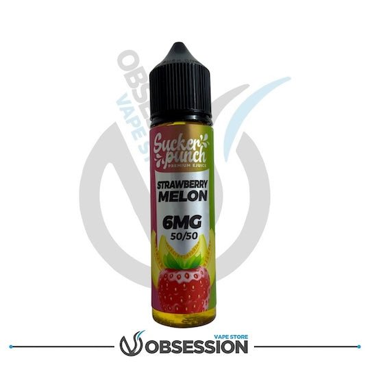 SUCKER PUNCH STRAWBERRY MELON MTL E - LIQUID – 60ML | Buy Online in Egypt | Obsession Vape Store