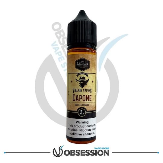 CAPONE LEGACY Villain Vapors E Liquid MTL | Buy Online in Egypt | Obsession Vape Store