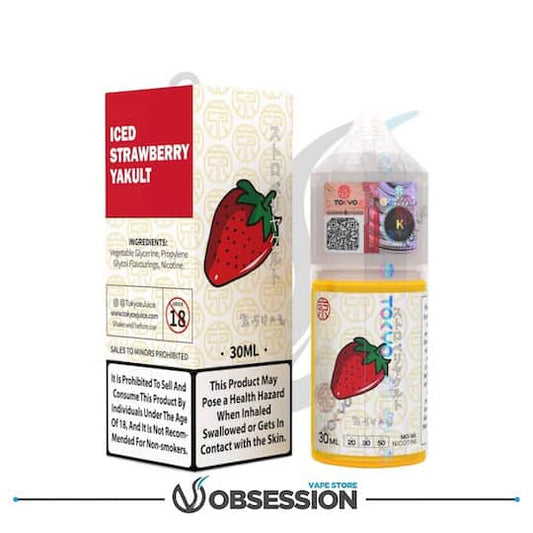 Classic Series Iced Strawberry Yakult Salt | 30ml By Tokyo | Buy Online in Egypt | Obsession Vape Store