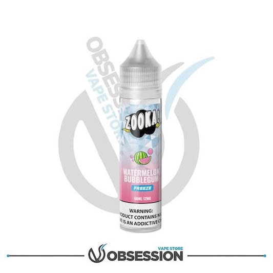 Zooka Freeze Watermelon Bubblegum MTL 60ML | Buy Online in Egypt | Obsession Vape Store