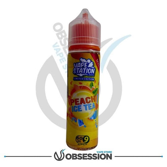 PEACH ICE TEA VAPE STATION MTL E - LIQUID | Buy Online in Egypt | Obsession Vape Store