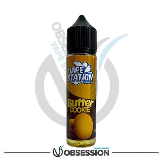 VAPE STATION LE BUTTER COOKIE 3MG LIMITED EDITION | Buy Online in Egypt | Obsession Vape Store