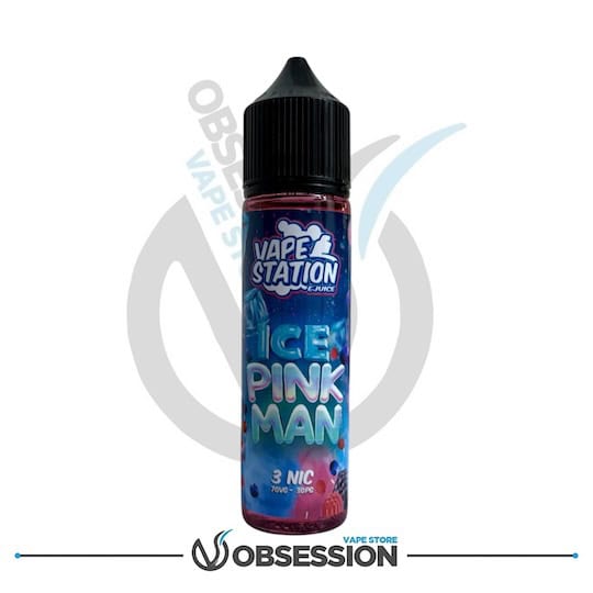 ICE PINK MAN VAPE STATION 3MG E - LIQUID | Buy Online in Egypt | Obsession Vape Store
