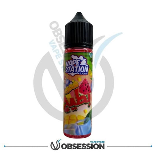 فص بطيخ VAPE STATION FAS Watermelon 3MG E - LIQUID | Buy Online in Egypt | Obsession Vape Store