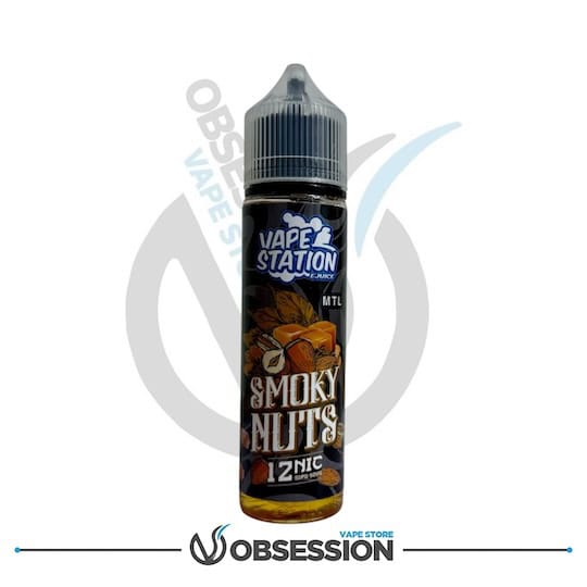 SMOKY NUTS VAPE STATION MTL E - LIQUID | Buy Online in Egypt | Obsession Vape Store