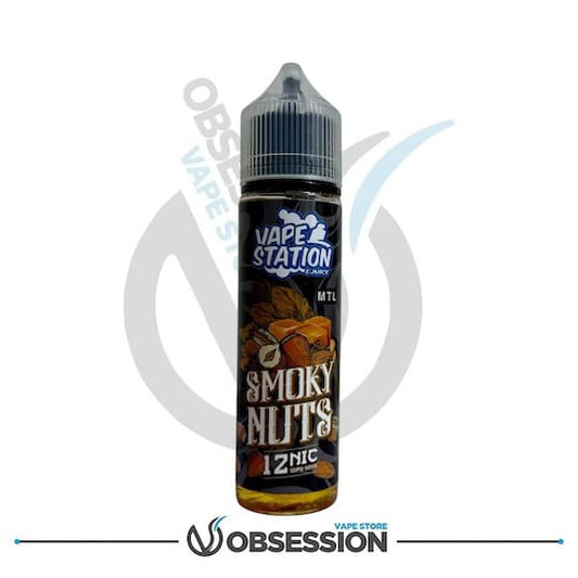 SMOKY NUTS VAPE STATION MTL E - LIQUID | Buy Online in Egypt | Obsession Vape Store