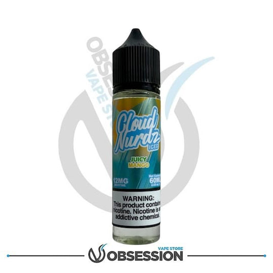 CLOUD NURDZ ICED JUICY MANGO MTL E LIQUID | Buy Online in Egypt | Obsession Vape Store