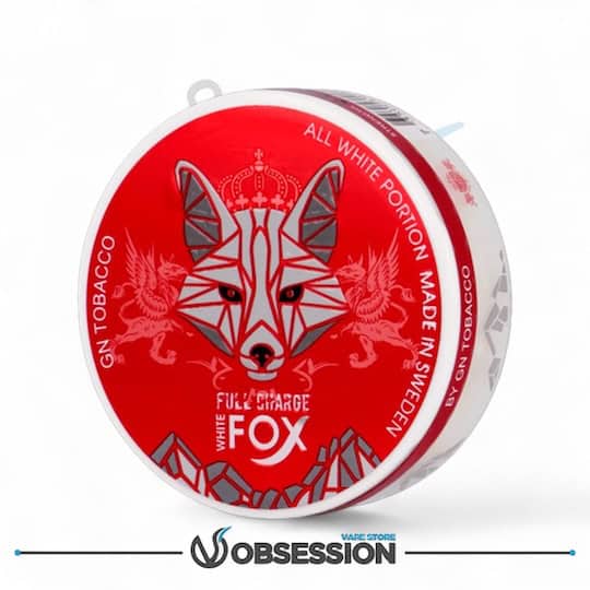 White Fox Full Charge Salt 16mg | RED BOX 30ml By GN Tobacco | Buy Online in Egypt | Obsession Vape Store