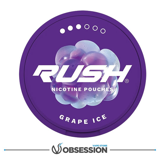 RUSH Nicotine Pouches Grape Ice