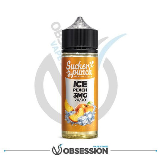 SUCKER PUNCH ICE PEACH DL E - LIQUID – 100ML | Buy Online in Egypt | Obsession Vape Store