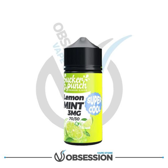 SUCKER PUNCH LEMON MINT DL E - LIQUID – 100ML | Buy Online in Egypt | Obsession Vape Store