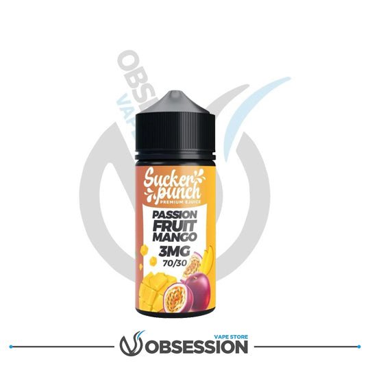 SUCKER PUNCH PASSION FRUIT MANGO DL E - LIQUID – 100ML | Buy Online in Egypt | Obsession Vape Store