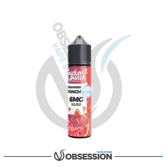 SUCKER PUNCH WATERMELON PUNCH Super Cool MTL E - LIQUID – 60ML | Buy Online in Egypt | Obsession Vape Store